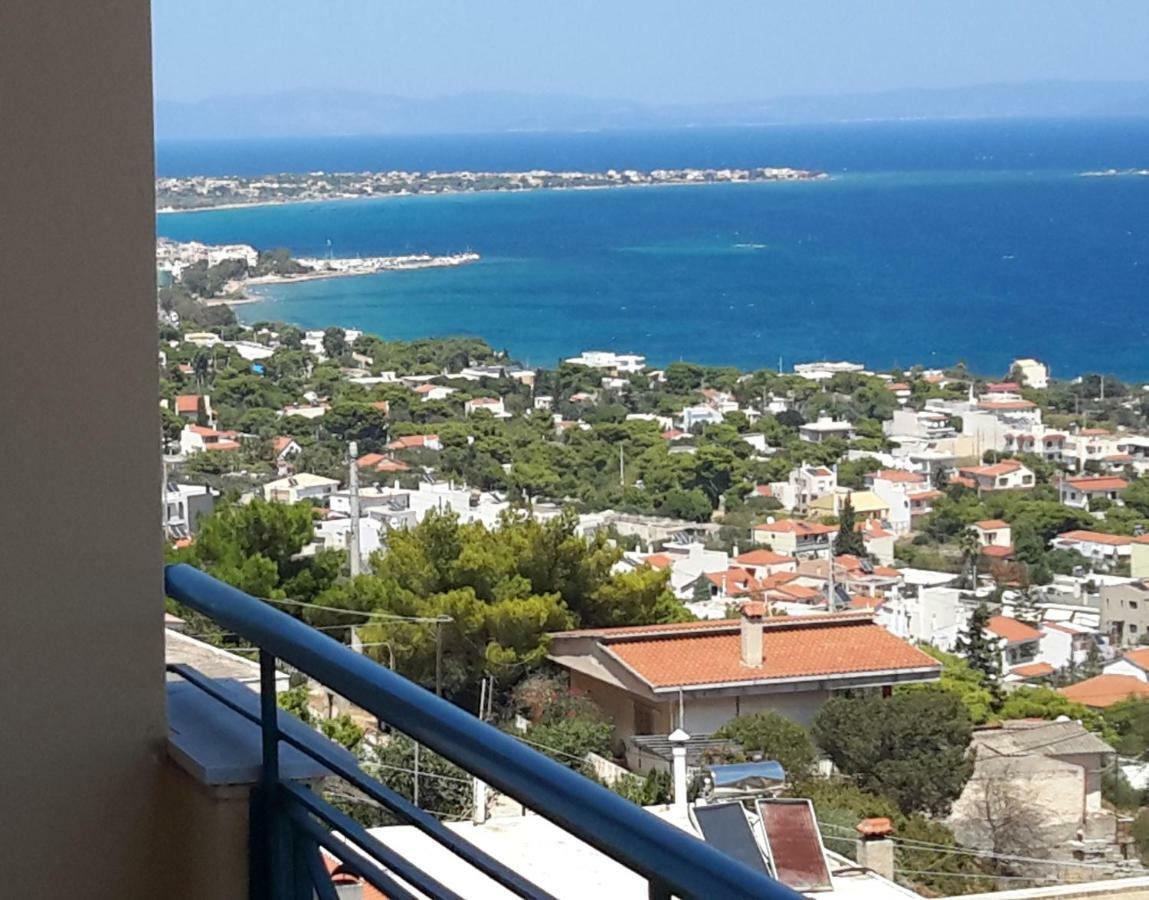 Harris Elegant House Superb View Near Airport Apartment Artemida  Bagian luar foto