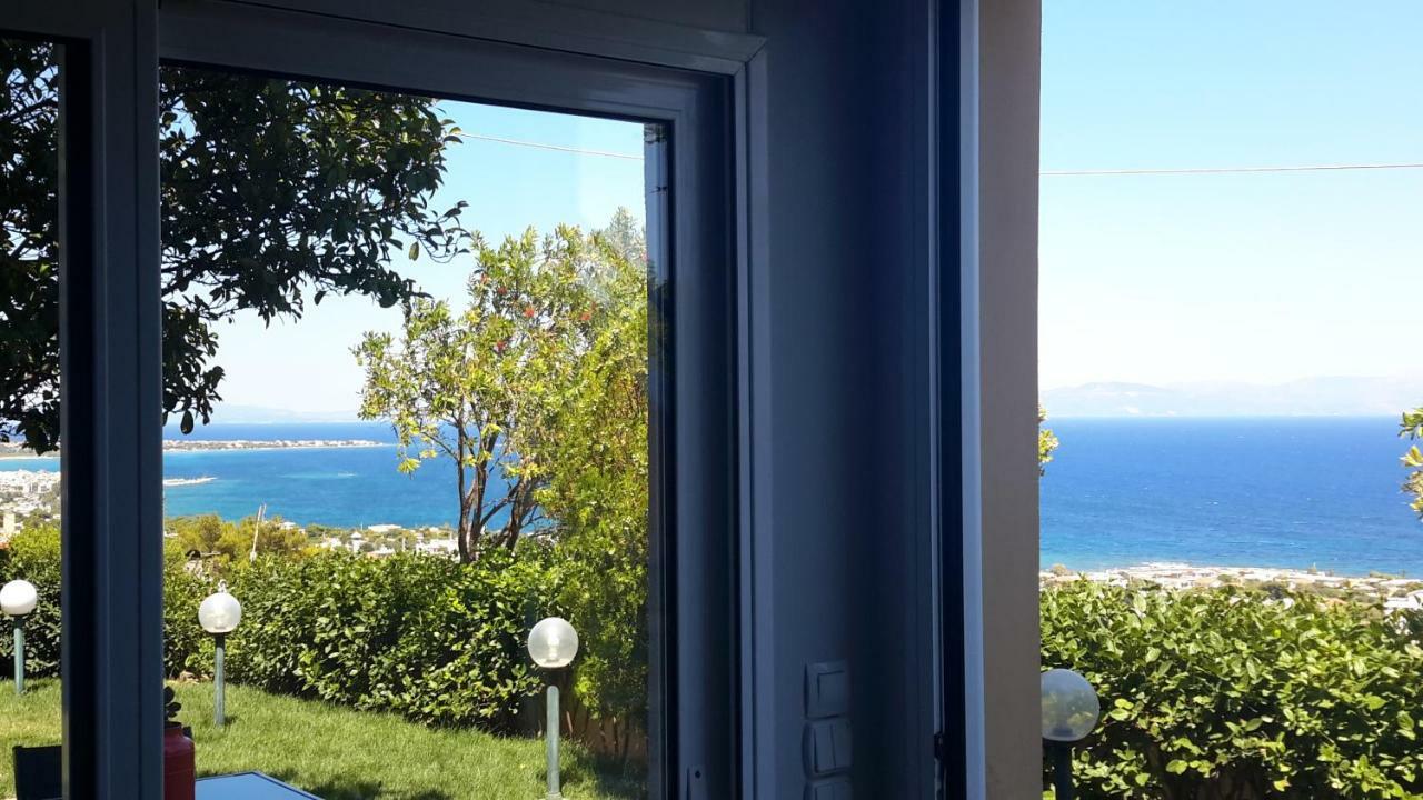 Harris Elegant House Superb View Near Airport Apartment Artemida  Bagian luar foto