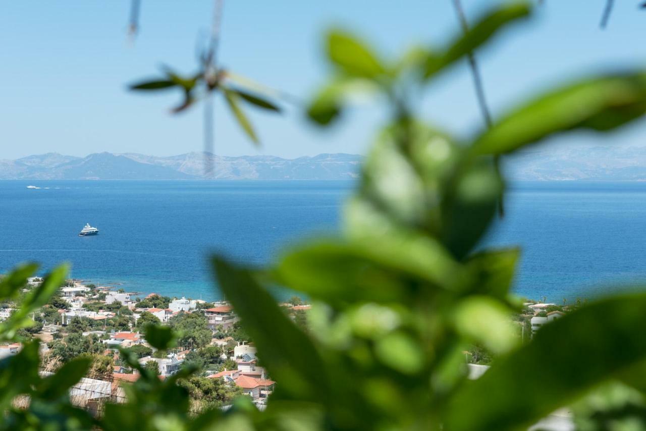 Harris Elegant House Superb View Near Airport Apartment Artemida  Bagian luar foto